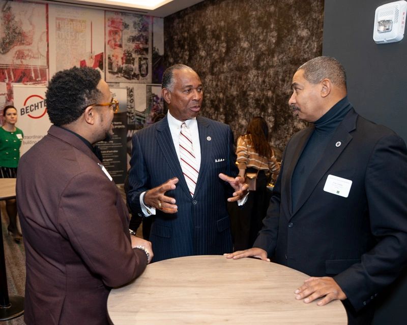 Business networking conversation